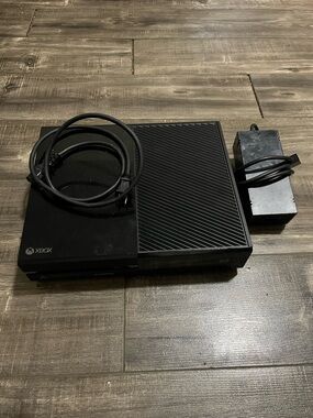 Xbox One Console Bundle in Black with Power Supply